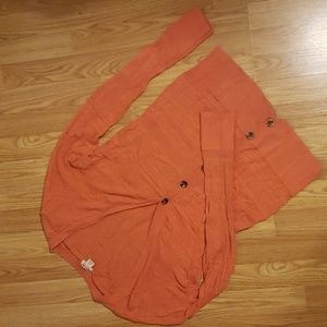 Mossimo Orange cardigan